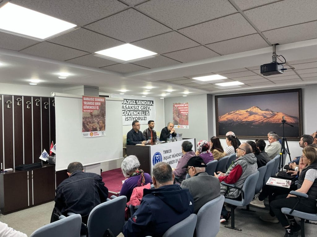EMEP Milletvekili Kayseri’de işçilerle buluştu “Barajsız Sendika, Yasaksız Grev, Güvenceli İş”