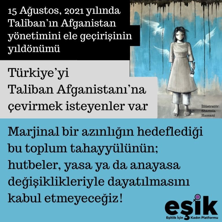 EŞİK VE GENDER’DEN TEPKİ: DİB kadınların miras hakkımızı yarıya indirmek istiyor,  Türkiye’yi Taliban Afganistanı’na çevirmek isteyenler var, Kadınların barış süreçlerine katılması bir tercih değil zorunluluk,