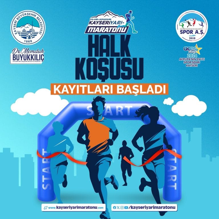 Büyükşehir Spor A.Ş.’nin Düzenlediği Yarı Maratonun Halk Koşusuna Kayıtlar Başladı