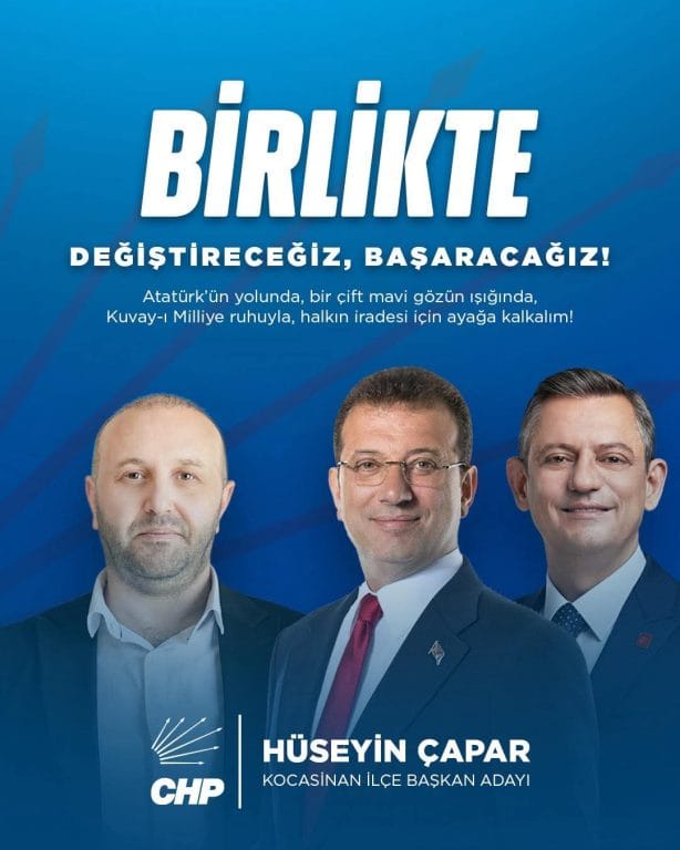 CHP’de Hüseyin Çapar Kocasinan İlçe Başkan Adayı oldu