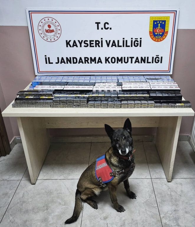 Kayseri’de Uyuşturucu ve Tütün operasyonu