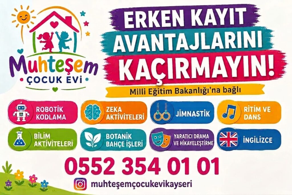 Kayseri’de muhteşem çocukevi açıldı