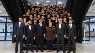 Milletvekili Böhürler, Havacılık lisesinde tecrübelerini paylaştı