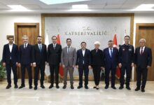 Kayseri Kent Konseyinden Vali Çiçek’e ziyaret, başkanla toplantı