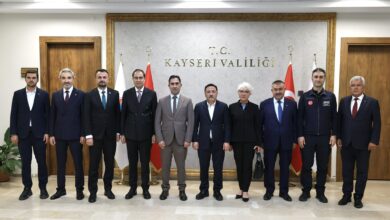 Kayseri Kent Konseyinden Vali Çiçek’e ziyaret, başkanla toplantı