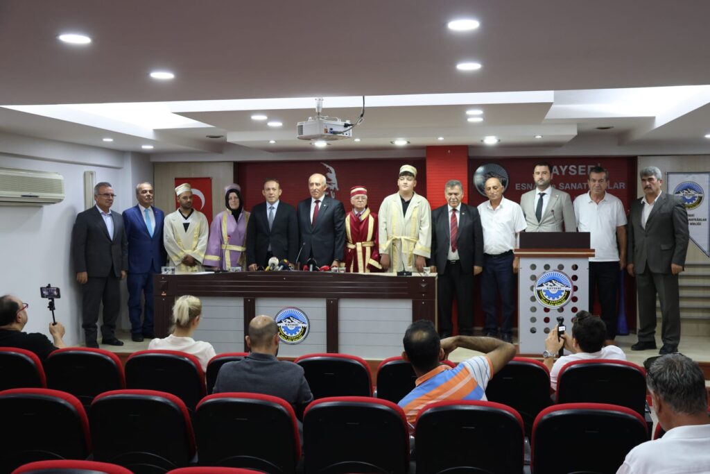 KESOB Ahilik Haftası Kutlamaları tanıtımı için basın toplantısı