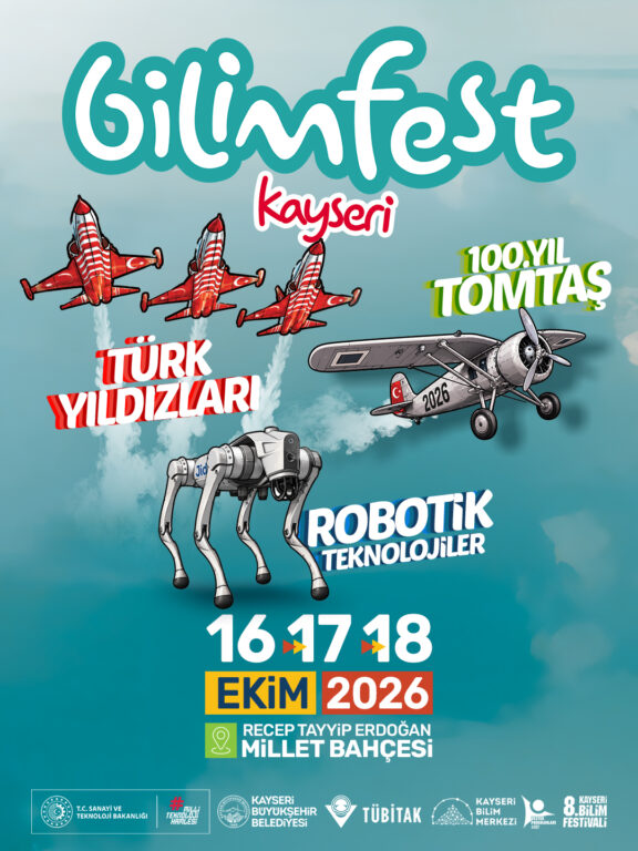 Hürjet ve Türk Yıldızları, 8’inci Bilimfest Kayseri’de Gökyüzü Tutkunlarıyla Buluşacak
