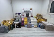 Kayseri’de 20 milyonluk gümrük kaçağı tütün ve malzeme ele geçirildi
