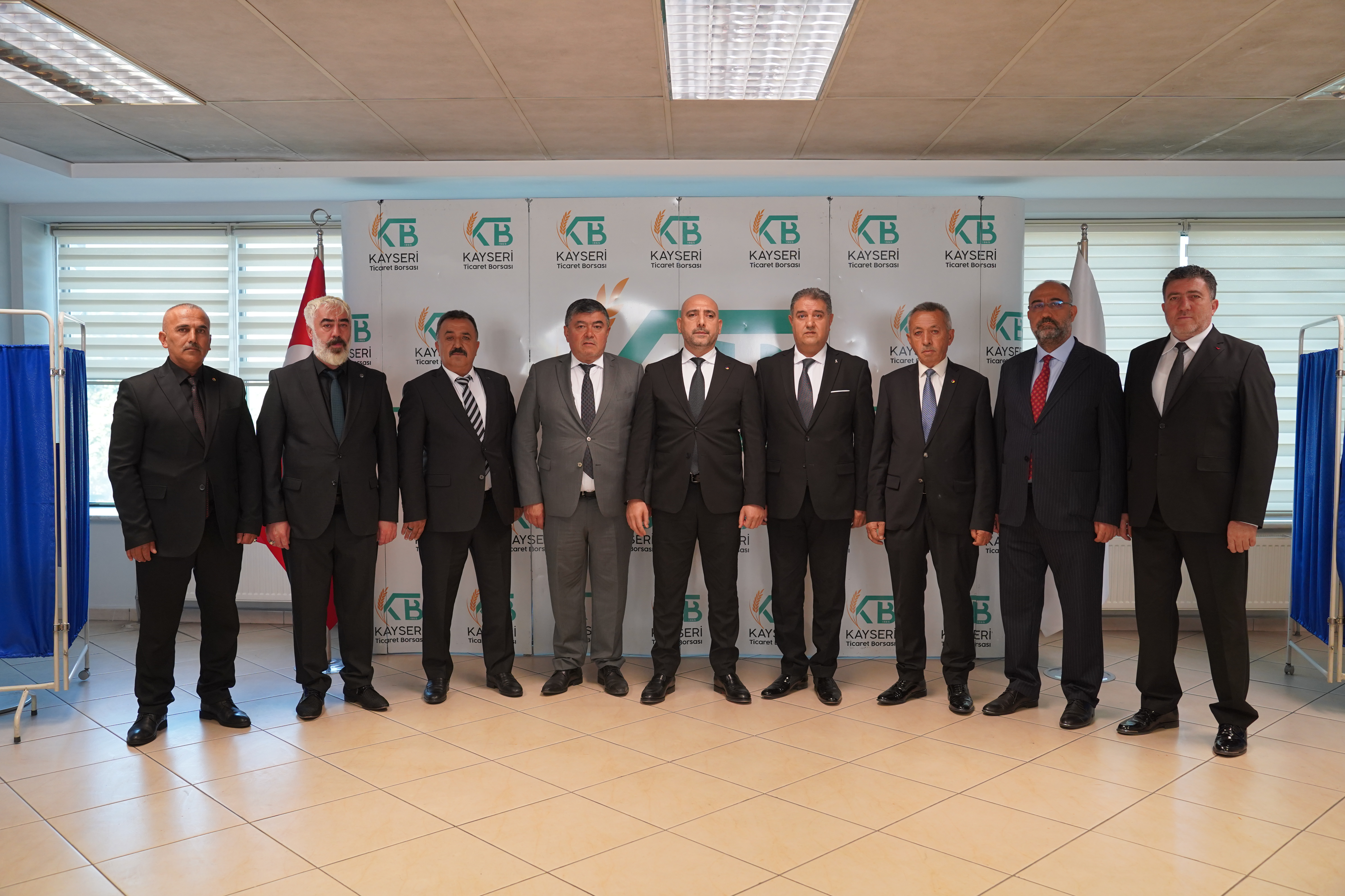 Kayseri Ticaret Borsası’nda görev dağılımı