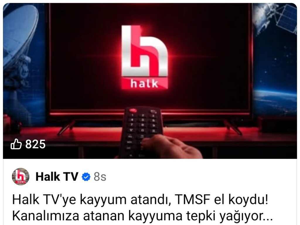 Halk TV’ye kayyım atanması basın özgürlüğüne müdahaledir