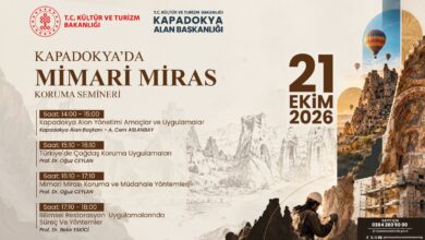 ‘Kapadokya’da mimari miras koruma semineri’ düzenlenecek